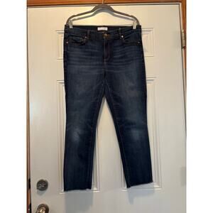 Loft modern straight jeans size 12